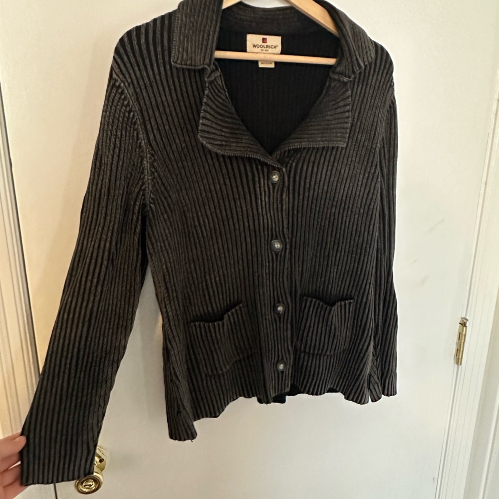 VINTAGE Woolrich Collared Cardigan